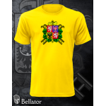 T-shirt Firefighters print front large emblem olive