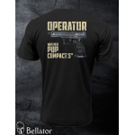 T-shirt CZ Operator Walther PDP Compact 4 sand