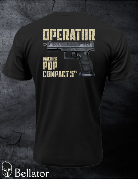 T-shirt CZ Operator Walther PDP Compact 4 sand