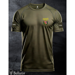 T-shirt Firefighters print front large emblem black