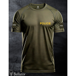 T-shirt Firefighters print front large emblem black
