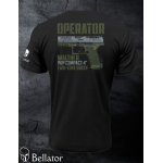 T-shirt CZ Operator Walther PDP Compact 4 sand