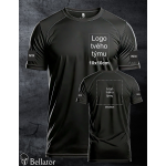 T-shirt Firefighters print front large emblem black