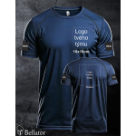 T-shirt Firefighters print front large emblem black