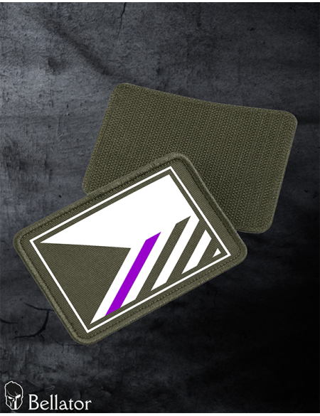 Prison Service flag patch with velcro, black