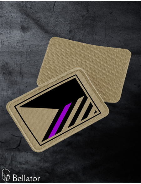 Prison Service flag patch with velcro, black