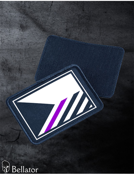 Prison Service flag patch with velcro, black