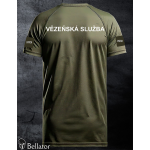 Functional T-shirt with patch Prison Service 01 olive