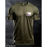 Functional T-shirt with patch Prison Service 01 olive