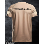 Functional T-shirt with patch Prison Service 01 desert