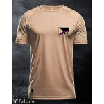 Functional T-shirt with patch Prison Service 01 desert