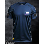 Functional T-shirt with patch Prison Service 01 navy