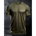 Functional T-shirt with patch Prison Service 02 olive
