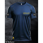 Functional T-shirt with patch Prison Service 02 navy