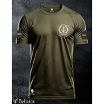 Functional T-shirt with patch Prison Service 03 olive