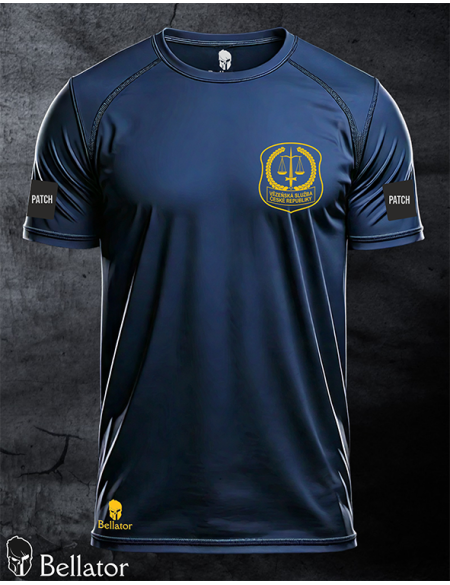 Functional T-shirt with patch Prison Service 03 black