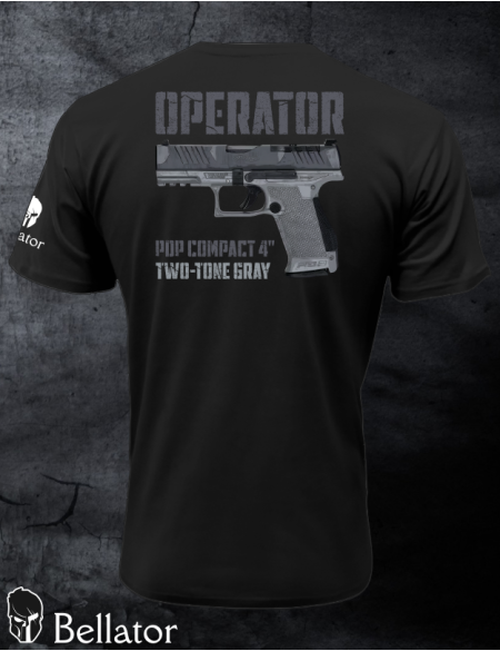 T-shirt Operator Walther PDP Compact 4 Two-Tone Gray black