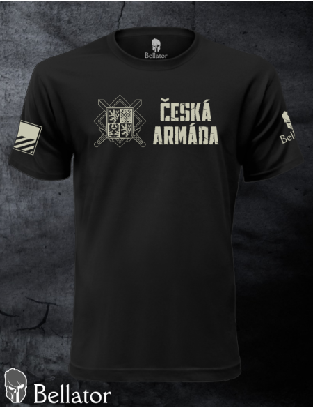 T-shirt Czech Army CR 04 black S
