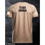 Functional T-shirt with patch Czech Army 02 desert