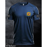 Functional T-shirt with patch Czech Army 02 navy
