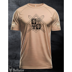 Functional T-shirt with patch Czech Army 03 desert