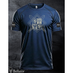 Functional T-shirt with patch Czech Army 03 navy