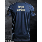 Functional T-shirt with patch Czech Army 03 navy