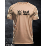 Functional T-shirt with patch Czech Army 04 desert