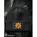 Knitted hat Czech flag black