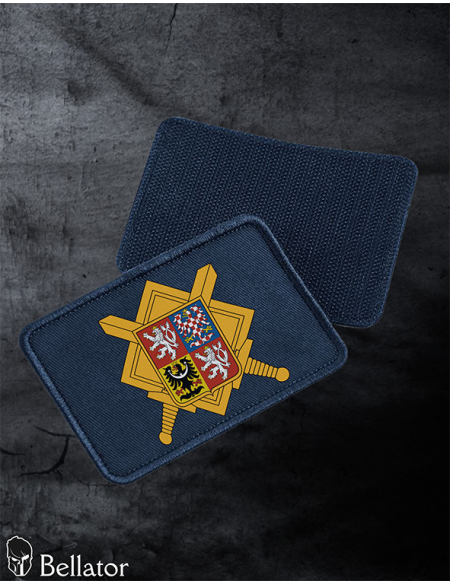 Prison Service flag patch with velcro, black