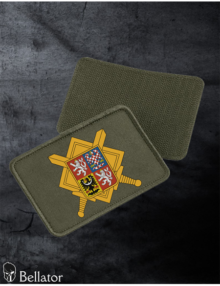 Prison Service flag patch with velcro, black