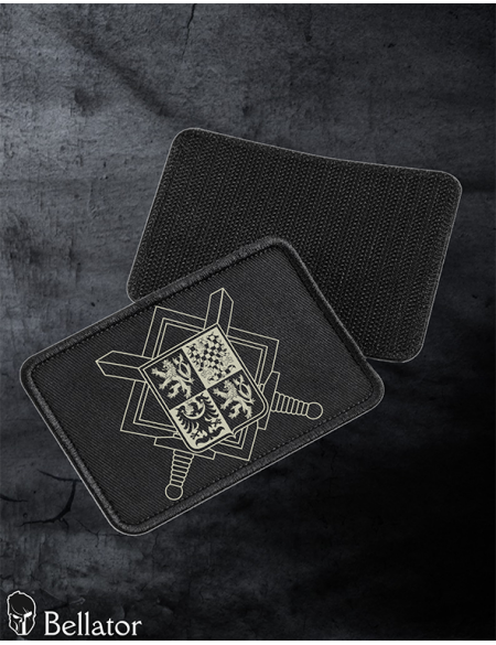 Prison Service flag patch with velcro, black