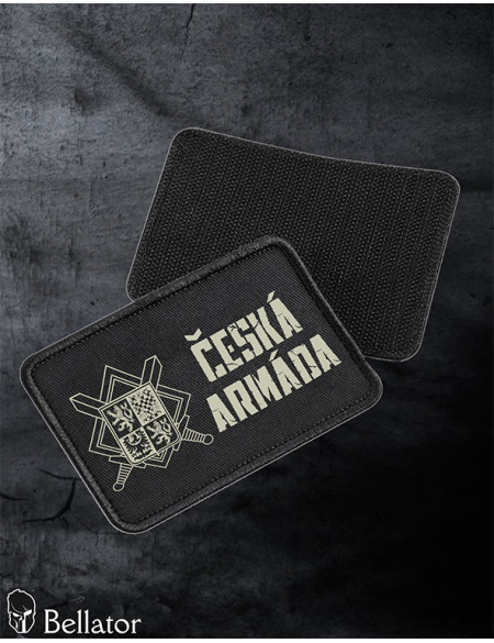 Prison Service flag patch with velcro, black