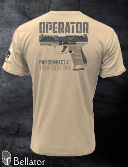 T-shirt CZ Operator Walther PDP Compact 4 Two-Tone Tan black