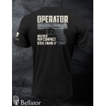 T-shirt CZ Operator Walther PDP Compact Steel Frame 4 black S