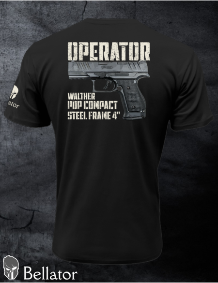 T-shirt CZ Operator Walther PDP Compact Steel Frame 4 black S