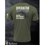 T-shirt CZ Operator Walther PDP Compact Steel Frame 4 olive S