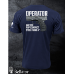 T-shirt CZ Operator Walther PDP Compact Steel Frame 4 navy