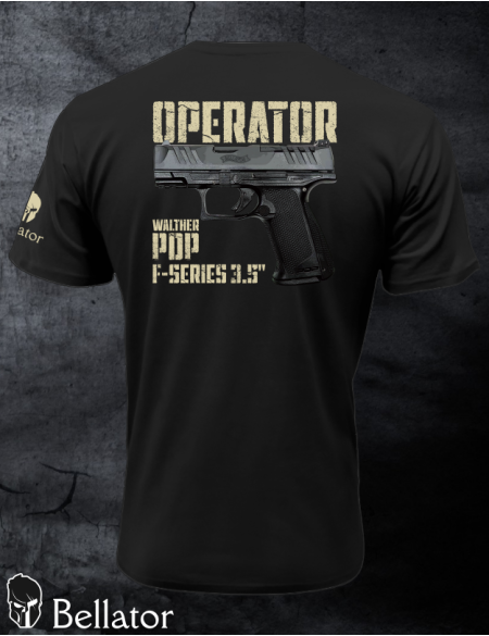 T-shirt CZ Operator Walther PDP Compact Steel Frame 4 black