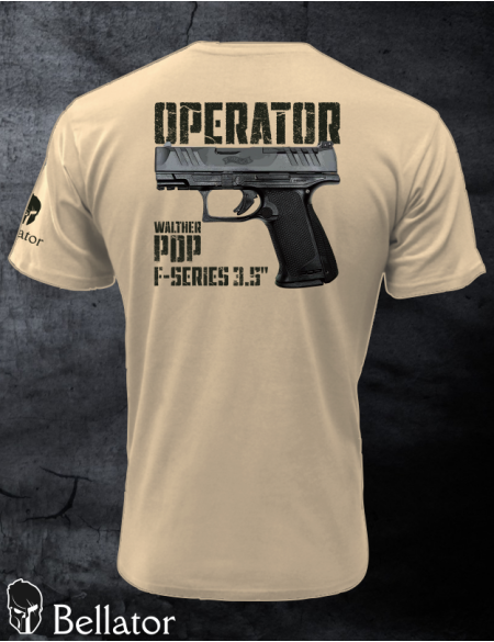 T-shirt CZ Operator Walther PDP Compact Steel Frame 4 black