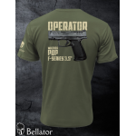 T-shirt CZ Operator Walther PDP Compact Steel Frame 4 black