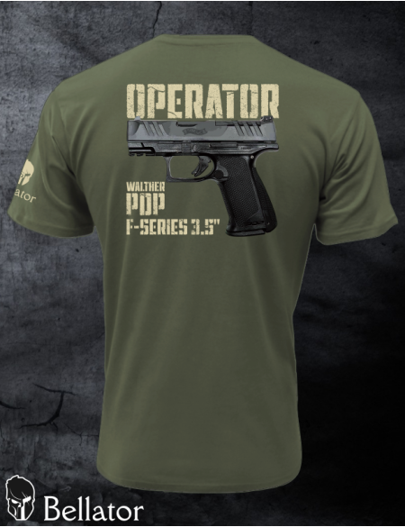 T-shirt CZ Operator Walther PDP Compact Steel Frame 4 black