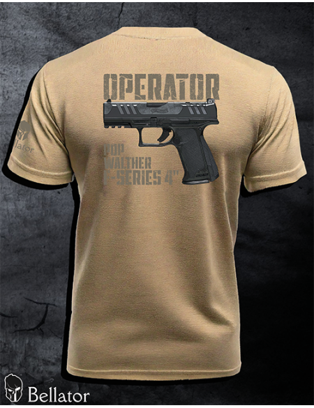 T-shirt CZ Operator Walther PDP Compact Steel Frame 4 black