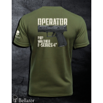 T-shirt CZ Operator Walther PDP Compact Steel Frame 4 black
