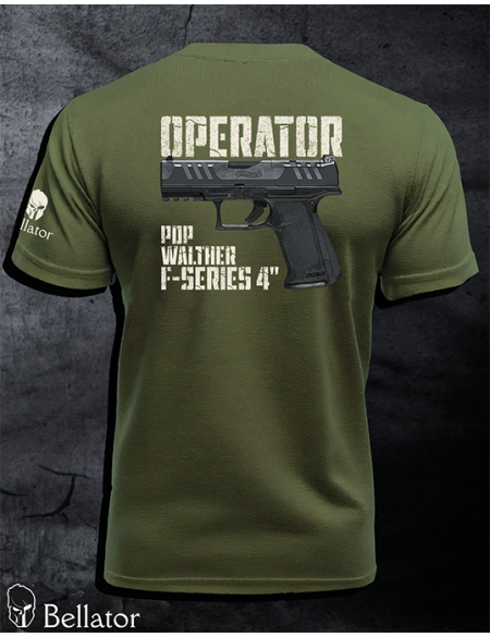 T-shirt CZ Operator Walther PDP Compact Steel Frame 4 black