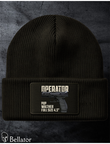 Knitted hat Operator Walther PDP F-series 4.5 black
