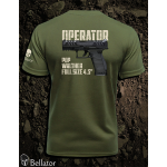 T-shirt CZ Operator Walther PDP Full Size 4.5 black