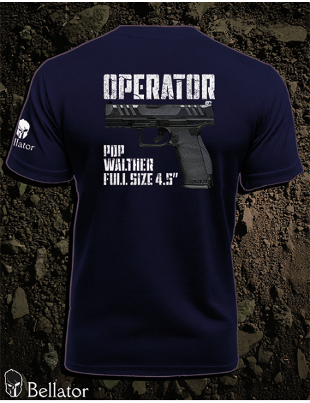 T-shirt CZ Operator Walther PDP Full Size 4.5 black