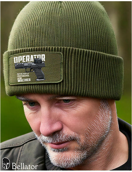 Knitted hat Operator Walther PDP F-series 4.5 black