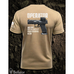 T-shirt CZ Operator Walther PDP Full Size 4.5 Professional ACRO black